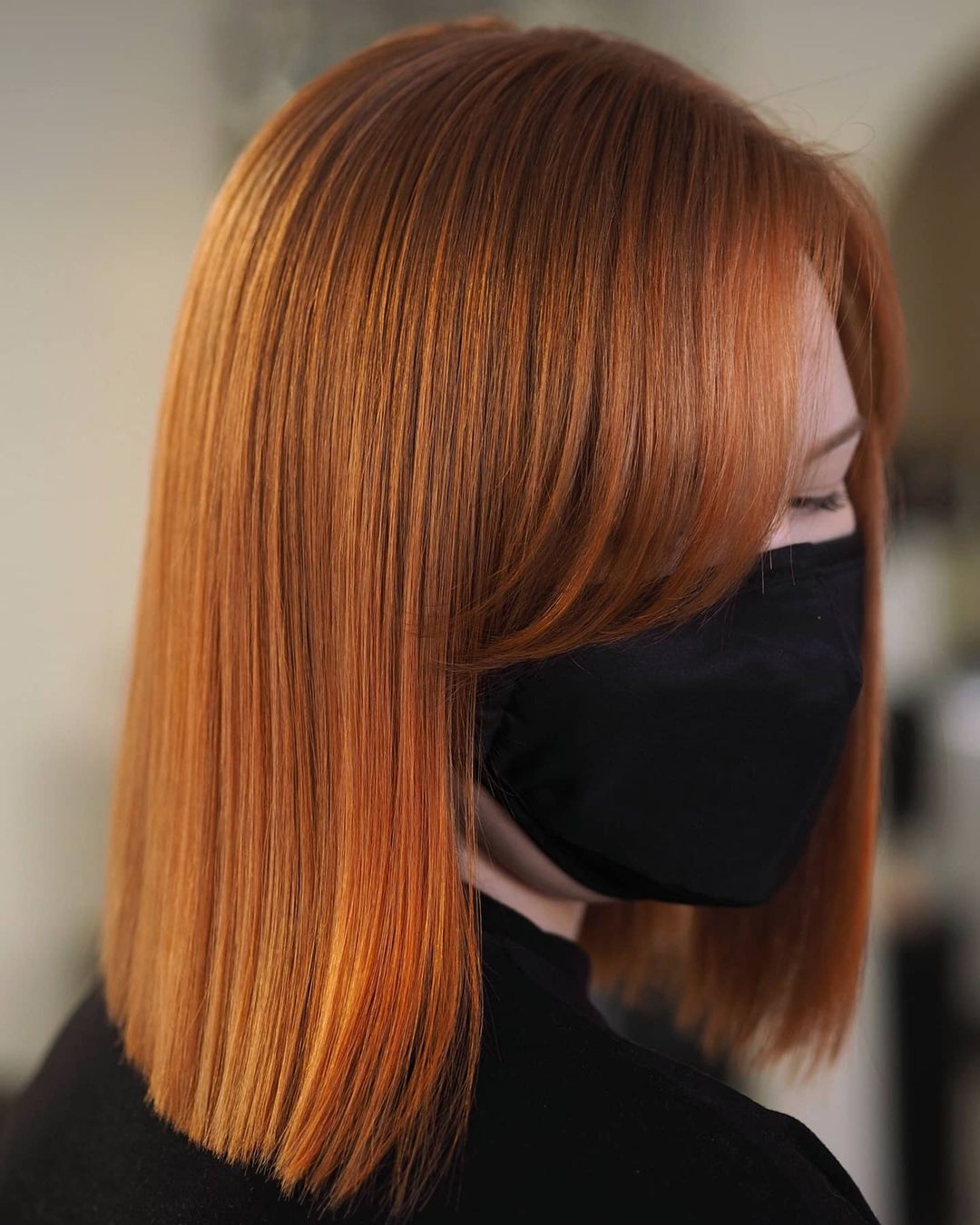 Perfect Side Bangs for Poker-Straight Hair